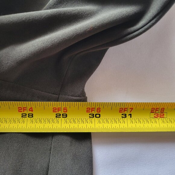 Talbots Stretch Dark Olive Green Microfiber Button-Up Shirt Jacket Shacket (2X) - Picture 10 of 16